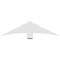 Ekena Millwork Davenport Architectural Grade PVC Gable Bracket, 60"W x 15"H x 2"D x 6"F, 6/12 Pitch GBP060X15X0206DAV00 - alternate 3